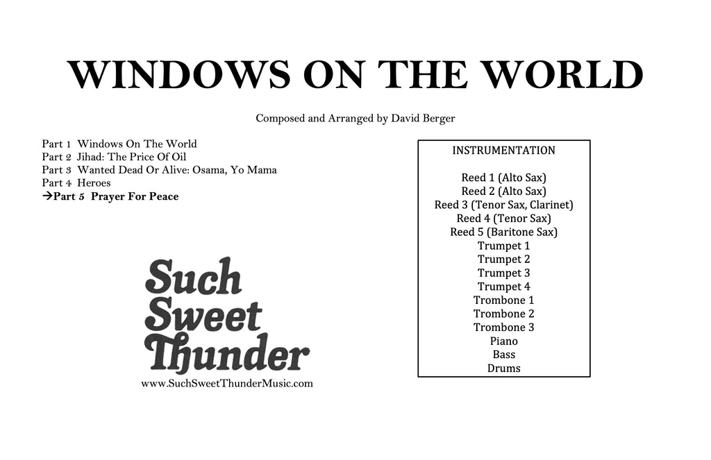 Windows On The World Part 5: Prayer For Peace