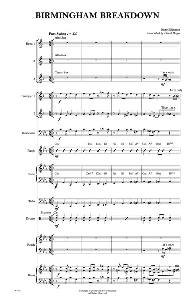 Duke Ellington Study Score Bundle