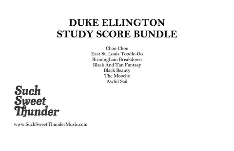 Duke Ellington Study Score Bundle