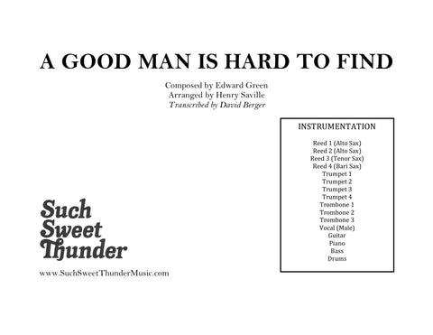 A Good Man Is Hard To Find
