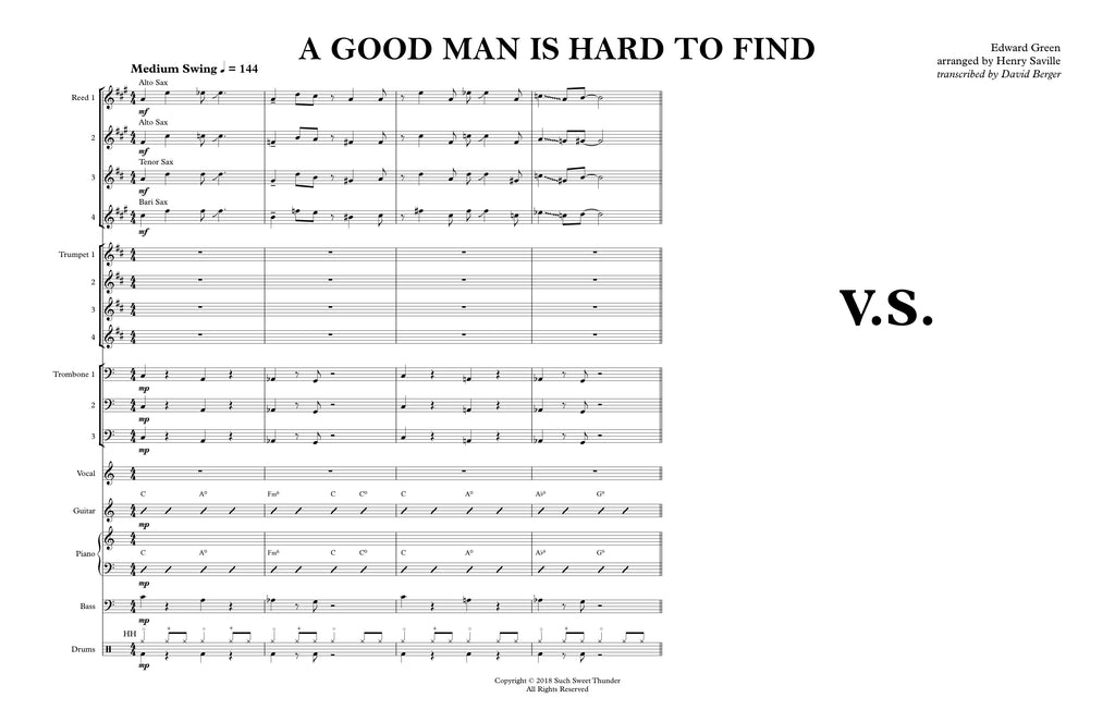 A Good Man Is Hard To Find Such Sweet Thunder