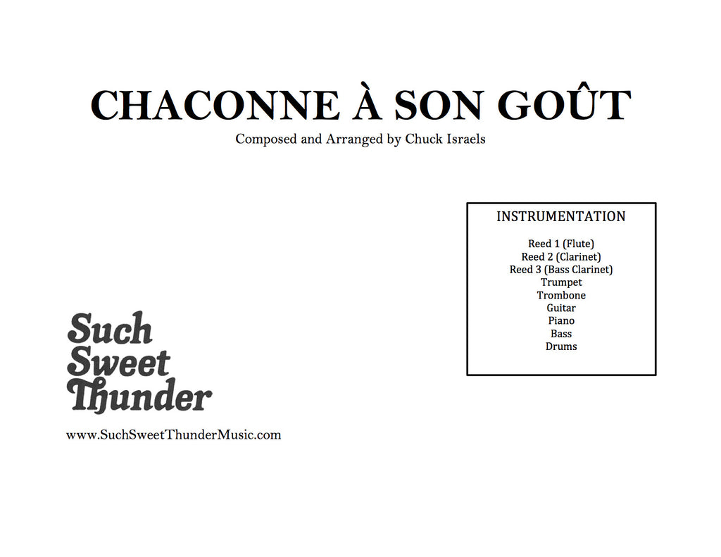 Chaconne à Son Goût