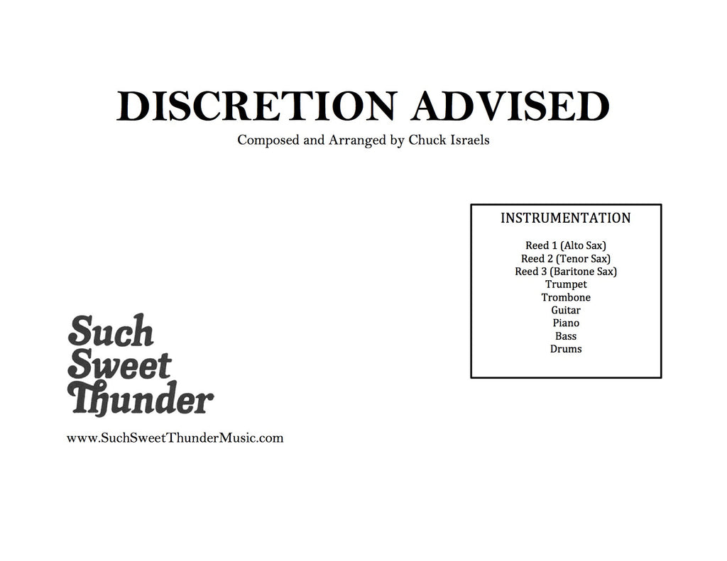 Discretion Advised – Such Sweet Thunder Music