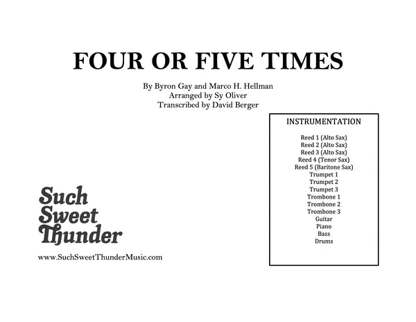 Four Or Five Times