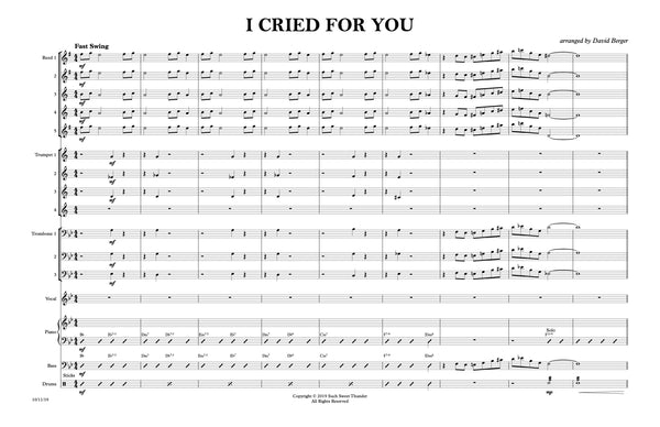 I Cried For You