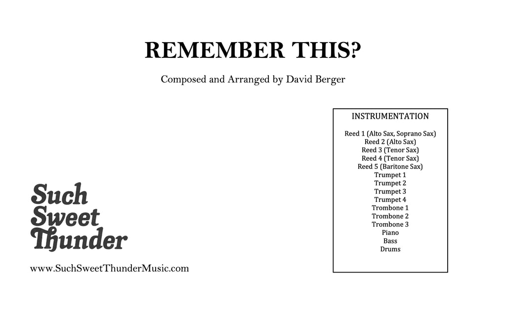 Remember This?
