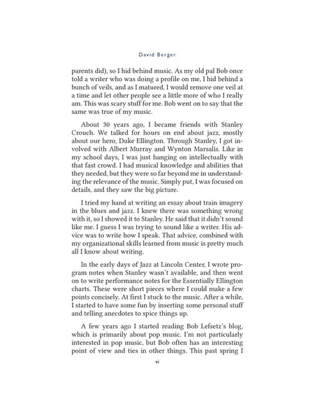 Life in Db: A Jazz Journal