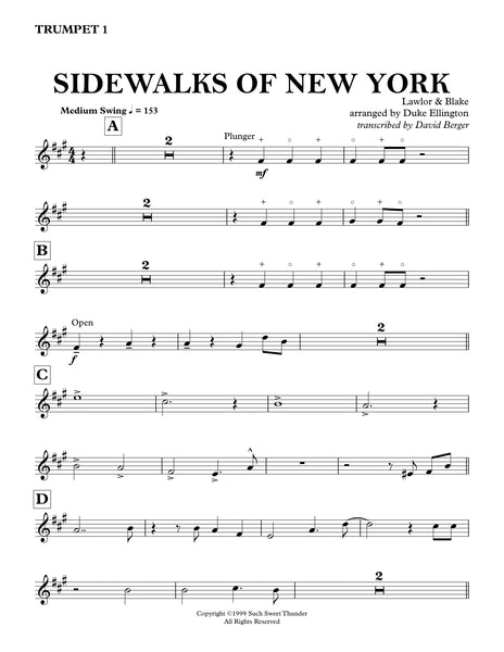 Sidewalks Of New York
