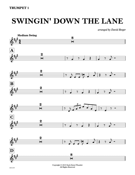 Swingin' Down The Lane