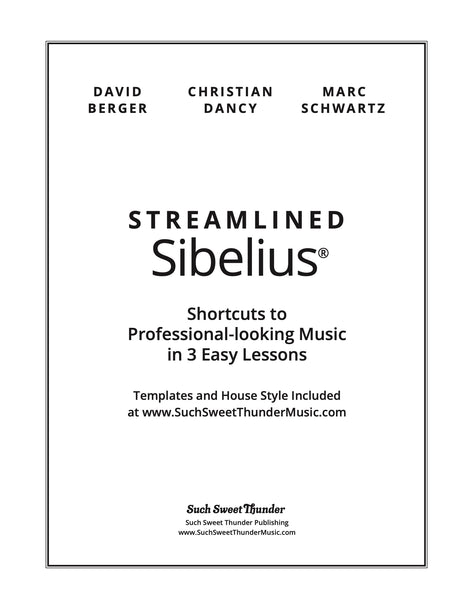 Streamlined Sibelius