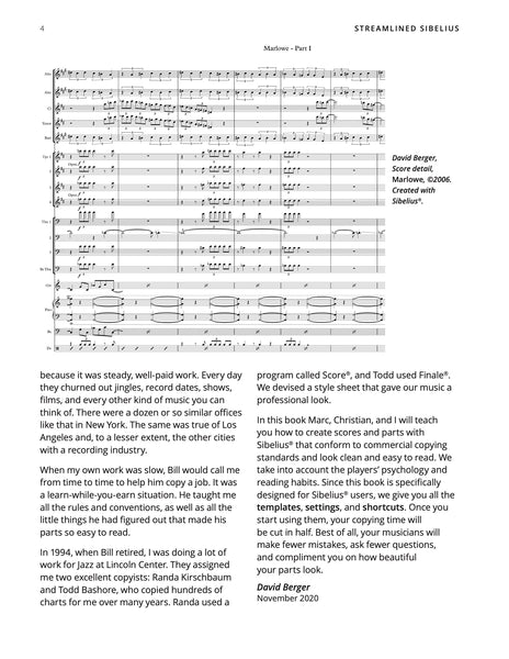 Streamlined Sibelius